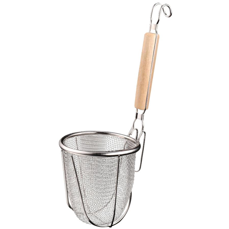 業務用 ラーメンてぼ キッチン用品 うどん 丸 湯切り ざる ステンレス