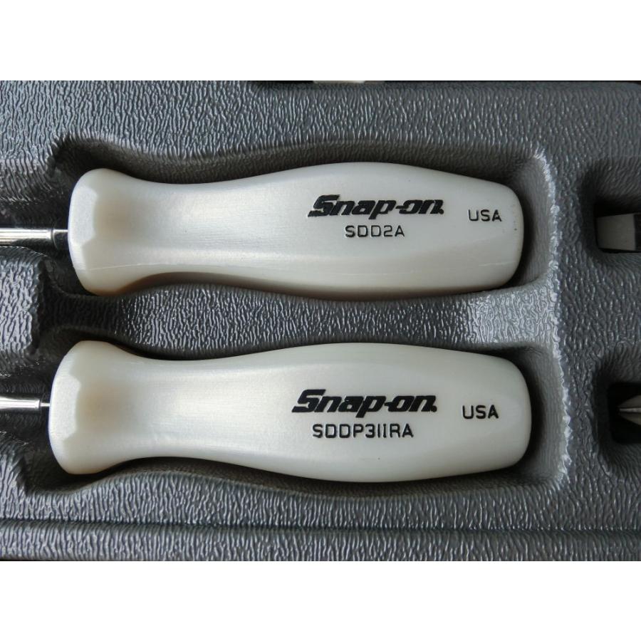 Snap-on (スナップオン) 旧グリップ ドライバーセット 限定品 パール