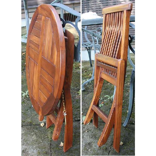 テーブルセット ガーデンチェア ミニチェア 折りたたみテーブル3点