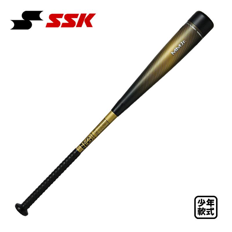 エスエスケイ（SSK） 少年軟式用バット MMJrミドル ブラック×ゴールド