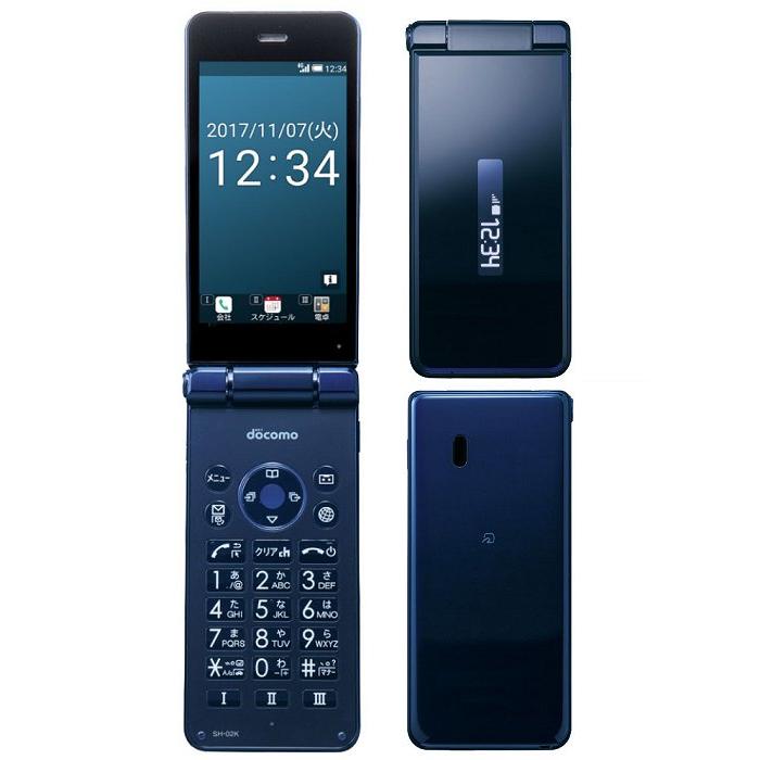 docomo AQUOSケータイ SH-02K 4G SIMロック解除済みまたは解除可 白