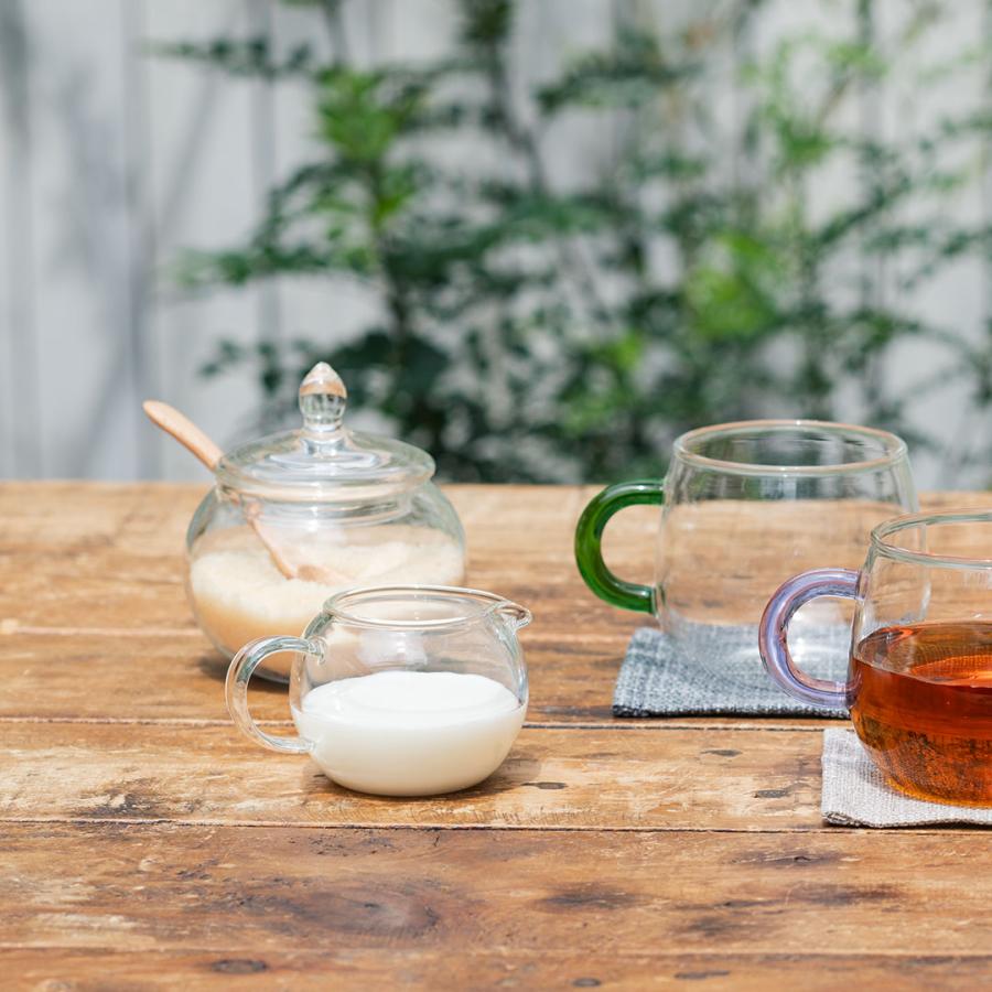 KEYUCA（ケユカ） Malte ミルクピッチャー 耐熱ガラス ミルクポット