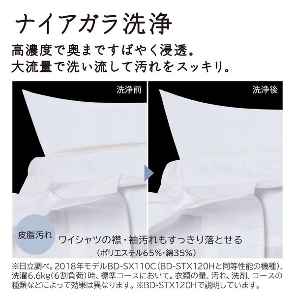 大阪限定設置込み BD-SX120HL-W 日立 HITACHI ビッグドラム ドラム式