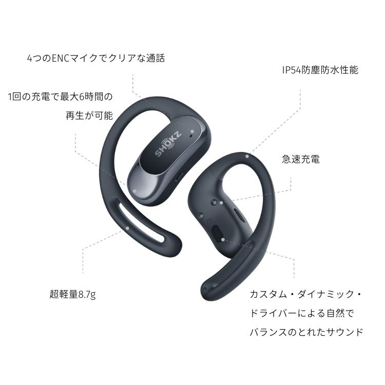 Shokz（ショックス） OpenFit Air オープンフィットエアー オープン