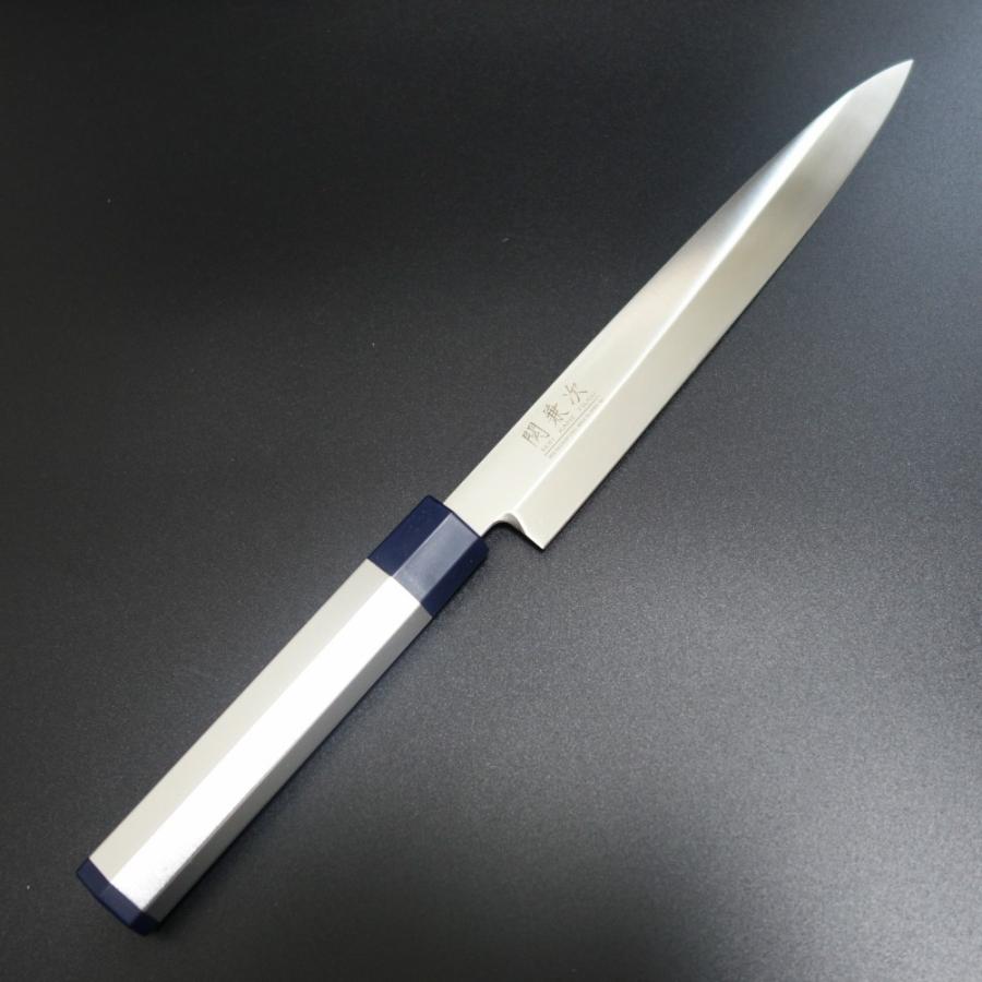 関兼次 包丁 刺身包丁 柳刃包丁 210mm アルミ柄和包丁 モリブデン