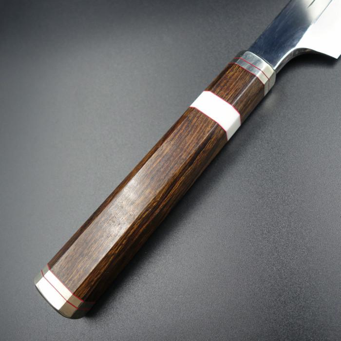 堺 孝行 紫電 包丁 刺身包丁 柳刃 剣型 銀三鋼 鏡面 270mm デザート