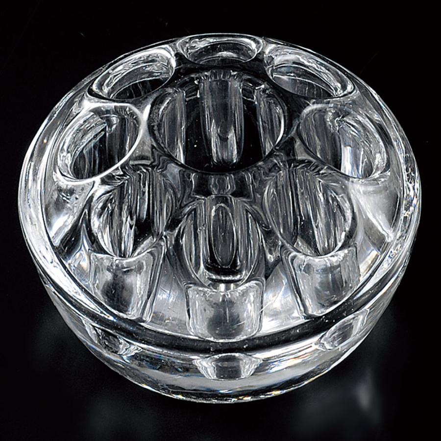 ガラスの剣山 花挿し ガラス花瓶 おしゃれ フラワーベース 花器