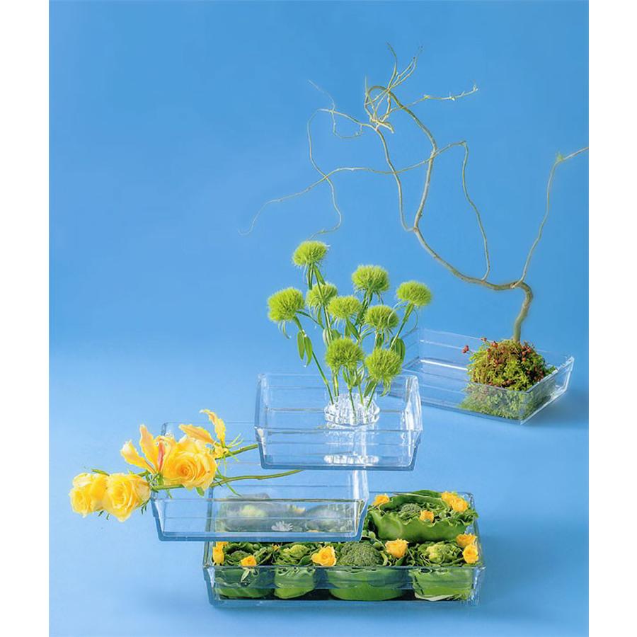 ガラスの剣山 花挿し ガラス花瓶 おしゃれ フラワーベース 花器