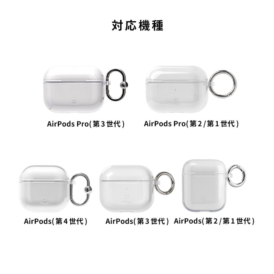 iFace 公式 AirPods Pro 第3世代第2世代 第1世代 ケース クリア 第4