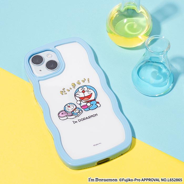 iPhone15 ケース ドラえもん iPhone14 iPhone13 うねうね クリア