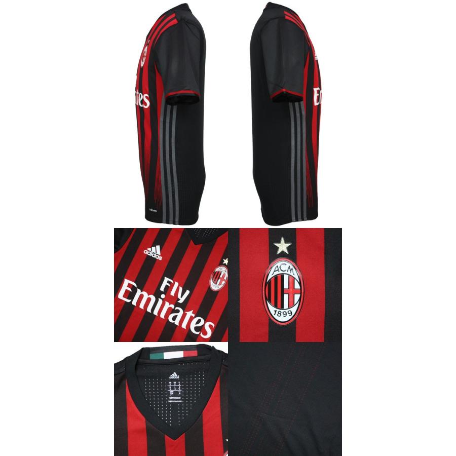 adidas（アディダス） ACミラン 16-17 ホーム 半袖オーセンティック