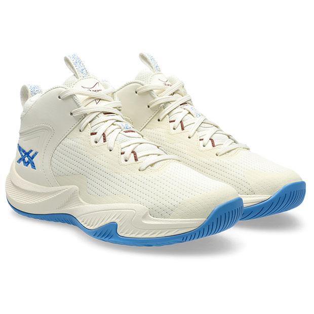 ASICS（アシックス） ジュニア ノヴァサージ 3 GS アイボリー×ブルー