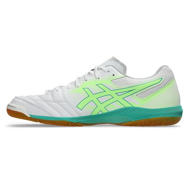 ASICS（アシックス） デスタッキ K FF ホワイト×イルミネートグリーン