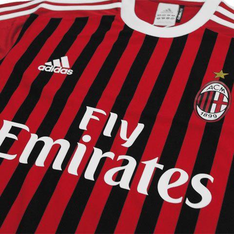 adidas（アディダス） ACミラン 11-12 ホーム半袖レプリカTシャツ
