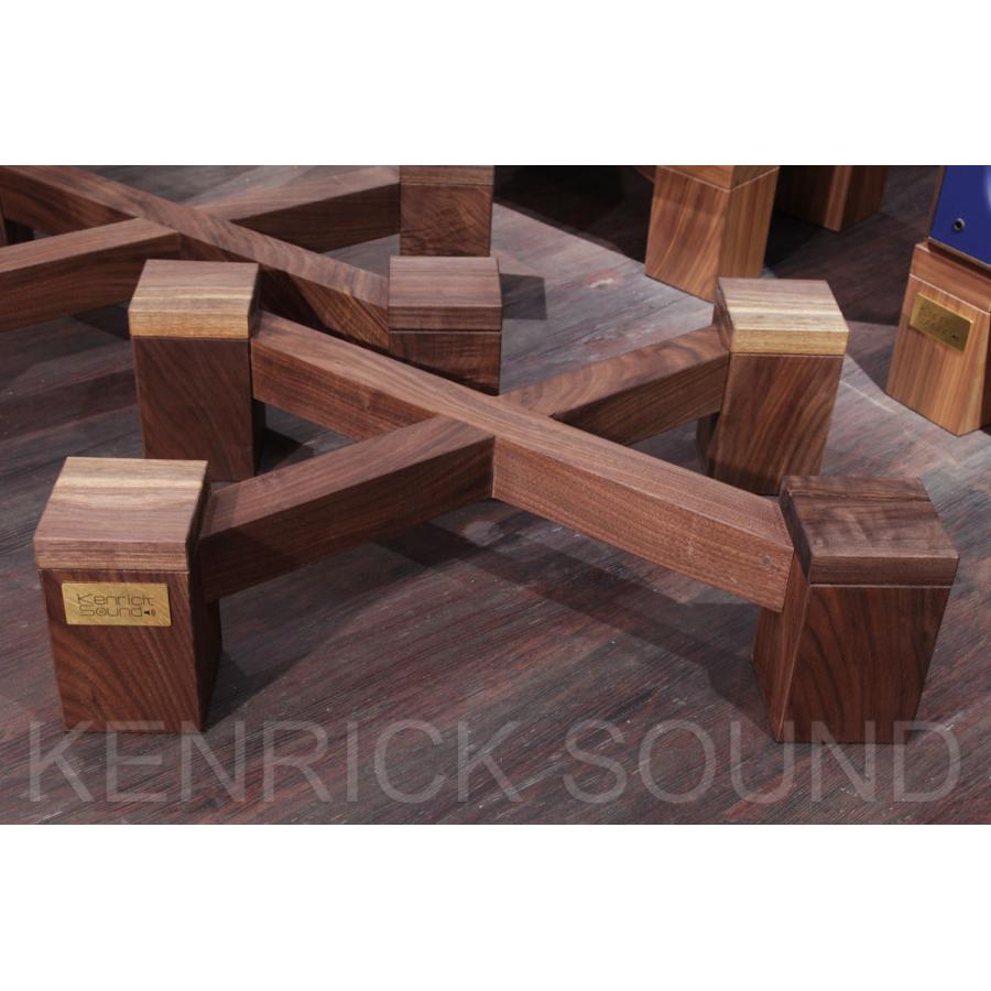 JBL 4343, 4344, 4348用ウォールナット総無垢材スタンド新品ペア（2台