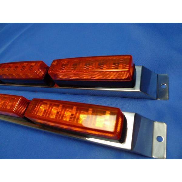 日本ボデーパーツ工業 ヤック製3連車高灯左右セット 超高輝度LED