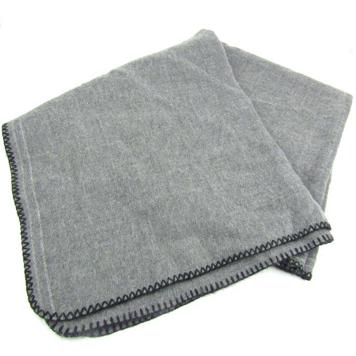 ZARA（ザラ） ひざ掛け ブランケット 無地 メンズ レディース グレー