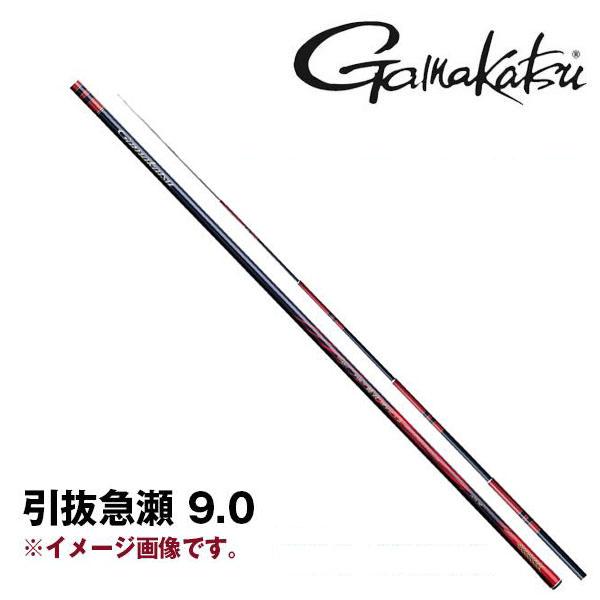がま鮎 予約 鮎竿 がま鮎 競技GTI2 引抜急瀬 9.0 がまかつ 702132