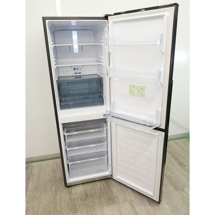 シャープ製2ドア/2022年式/310L/ノンフロン冷凍冷蔵庫/SJ-PD31H-B