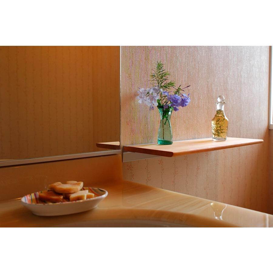 シェルフ ウッドシェルフ 日本製 ウォールシェルフ ラック ヒノキ 檜