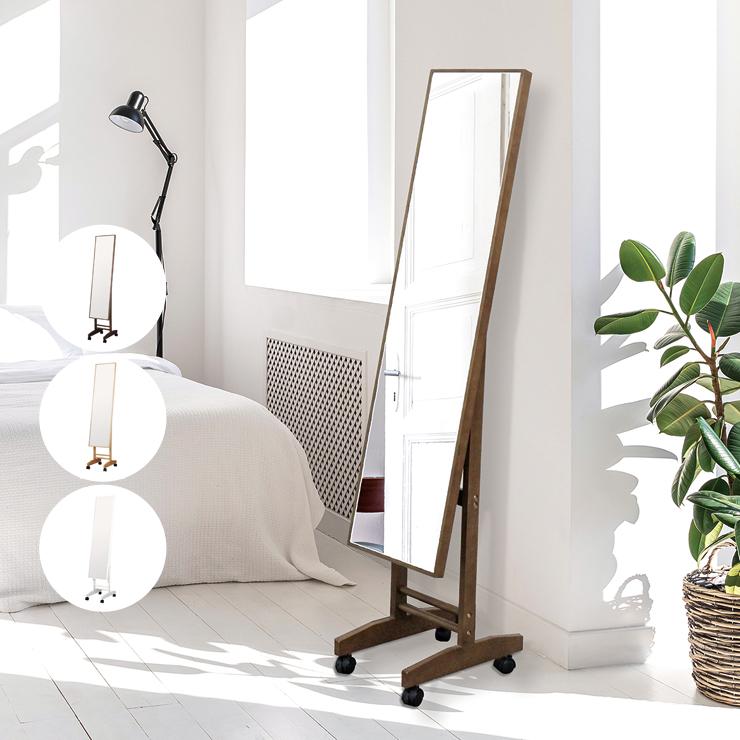 スタンドミラー キャスター付き おしゃれ 人気 姿見 全身鏡 大型