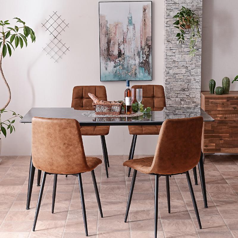 ARTTOWN 最安値！ ダイニングチェア (チェア 4脚 単品のみ) レザー