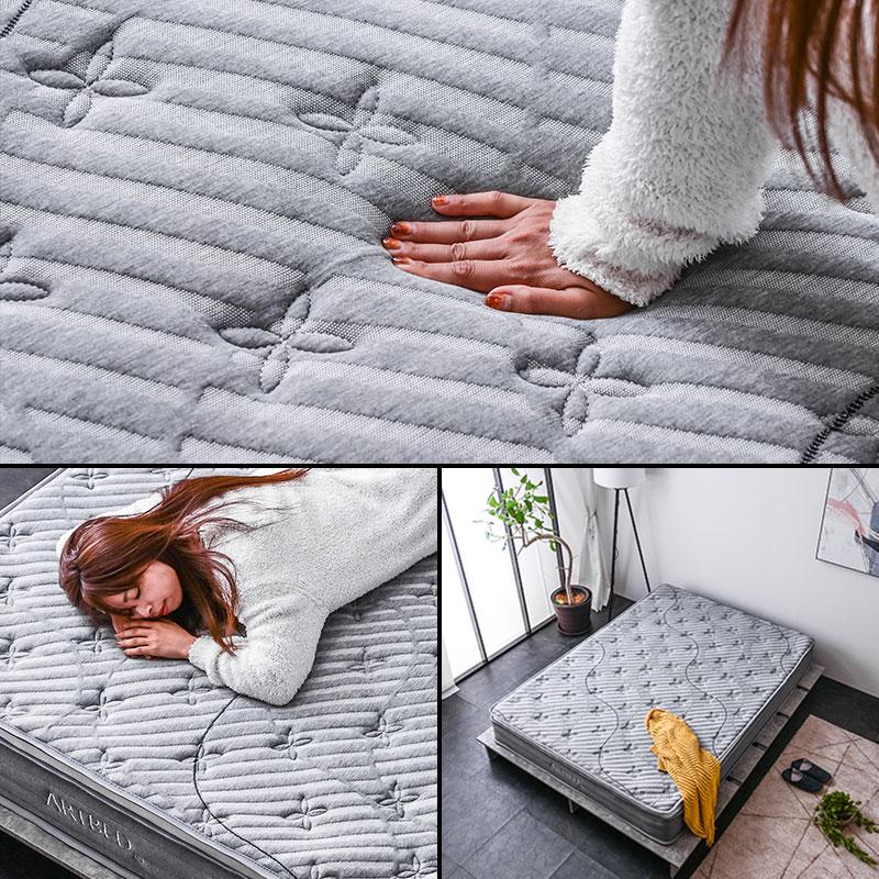 ARTTOWN クイーンサイズ 高級 固め 硬め ピロートップ付き ポケット