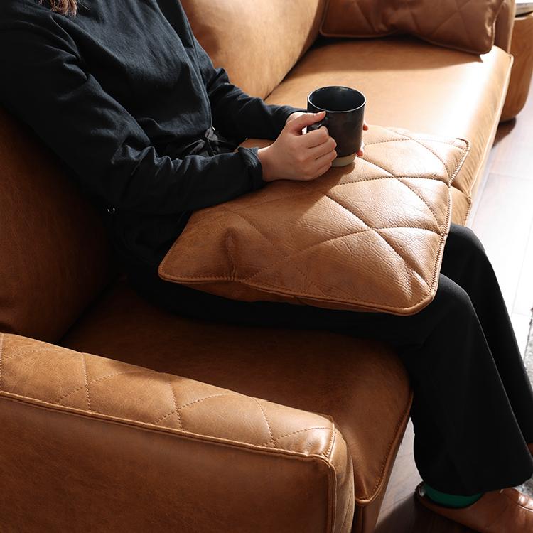 関家具 ソファ 2人掛け おしゃれ 高級 レザーテックス コロンバス