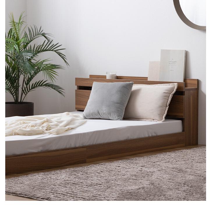 フレームのみ 】ベッド ローベッド フロアベッド セミダブル セミ