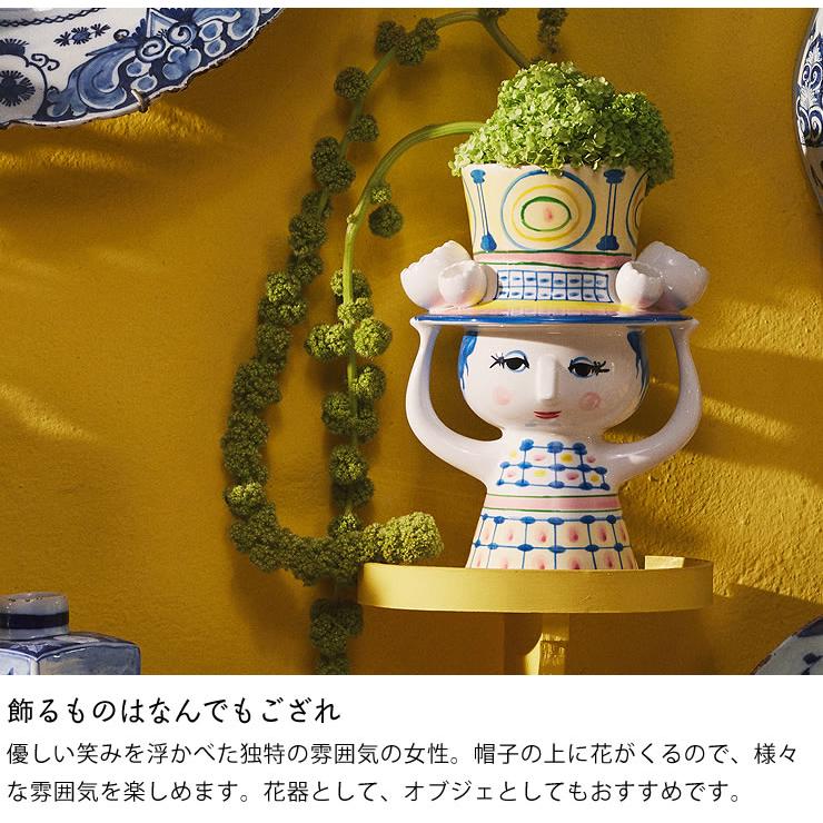 BJORN WIINBLAD（ビヨン・ヴィンブラッド） LADY WITH HAT VASE(レディ