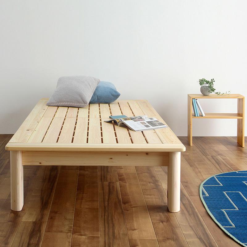 期間限定セール実施中！3/11 9:59まで】すのこベッド 総ヒノキ