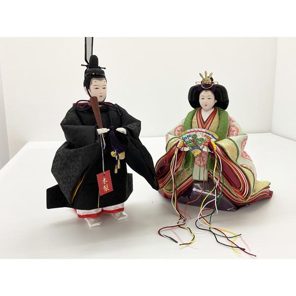 雛人形 親王 2人 平飾り 立雛飾り 間口45cm 35-049/SB4040 おひなさま