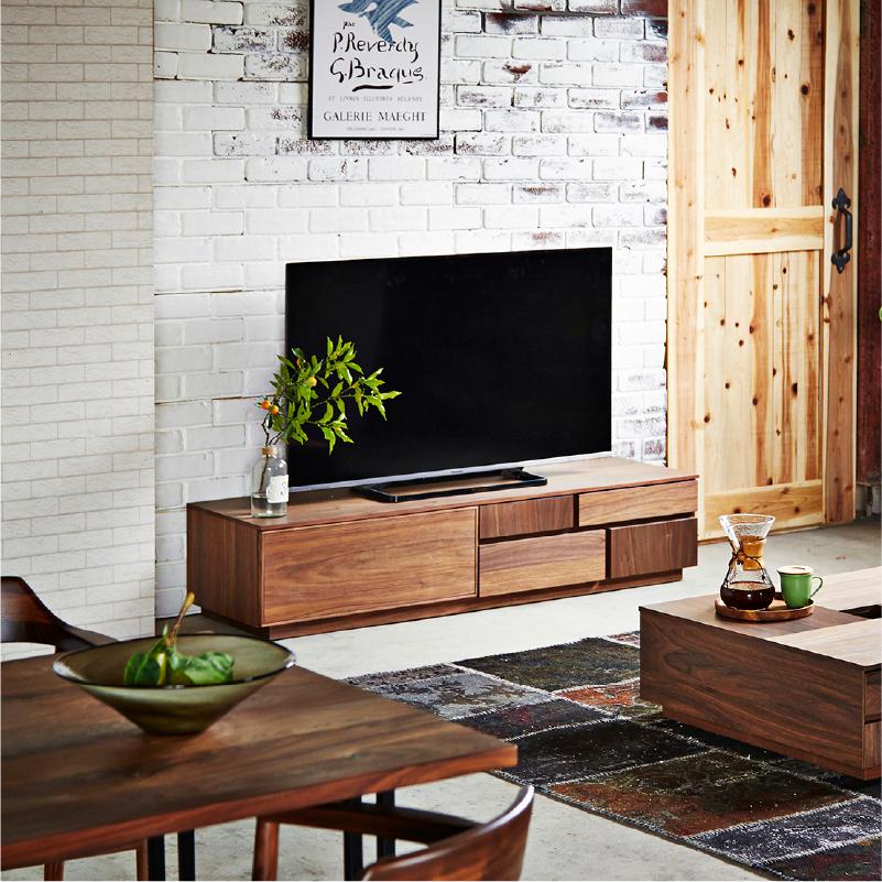 関家具 公式店 テレビ台 ローボード おしゃれ 150 無垢 国産 テレビ