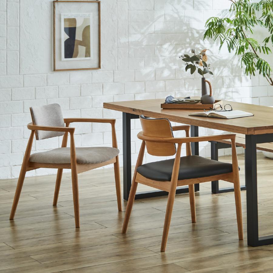 関家具 公式店 ダイニングチェア ナチュラル ブラウン 背もたれ 座り