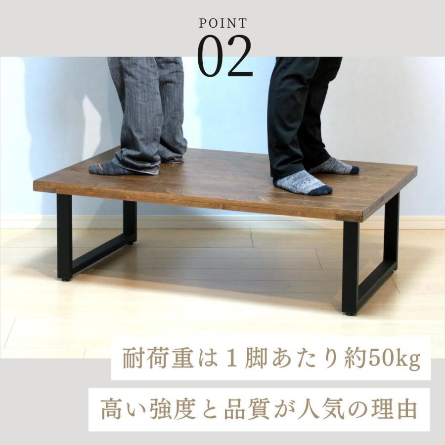 テーブル 脚 アイアン アイアンレッグ 2本 セット ローテーブル ベンチ