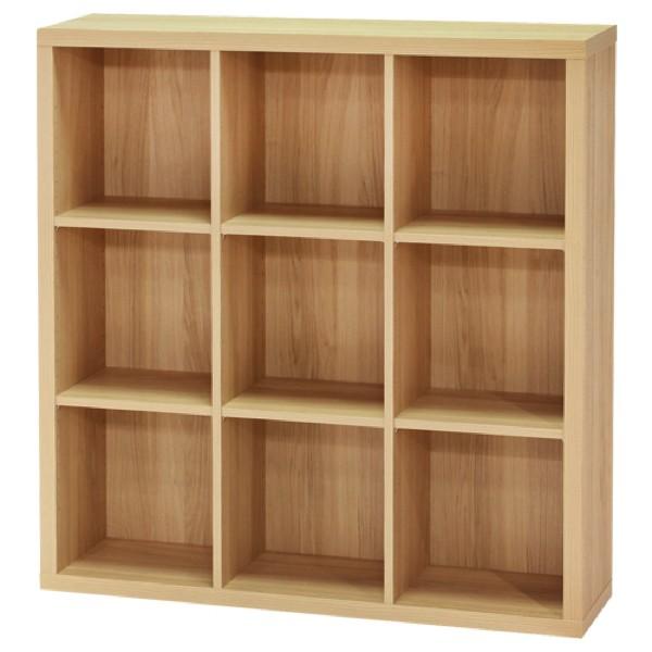 木製3列3段フリーラック SEPシリーズ W1100 D283 H1134 多目的収納棚