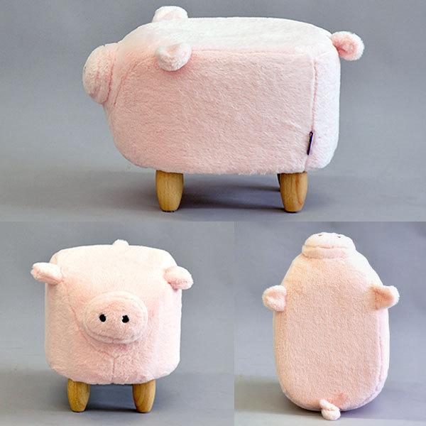 座れるぬいぐるみ アニマルスツール ぶた(レギュラーサイズ) ペットの