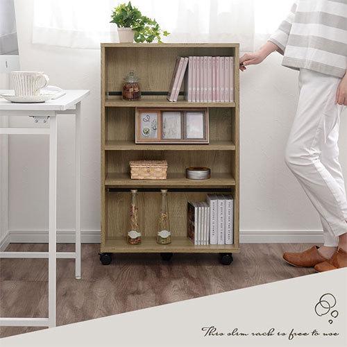 ぼん家具 本棚 カラーボックス 収納棚 コミックラック キャスター付き