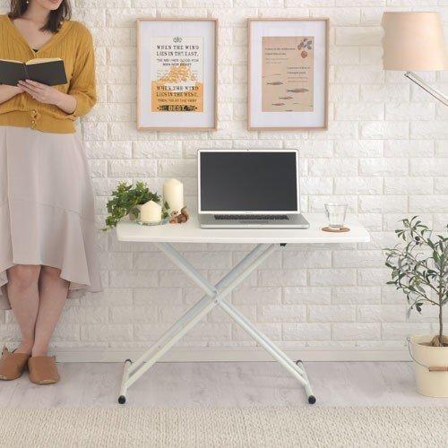 ぼん家具 折りたたみテーブル 昇降式テーブル リフティングテーブル