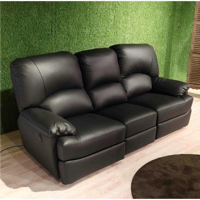 電動リクライニングソファ 電動ソファ 本革ソファ 応接ソファ 2人掛け