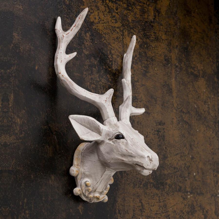 トナカイ 壁掛けオブジェ ハンティングトロフィー 剥製 シカ 鹿 狩猟