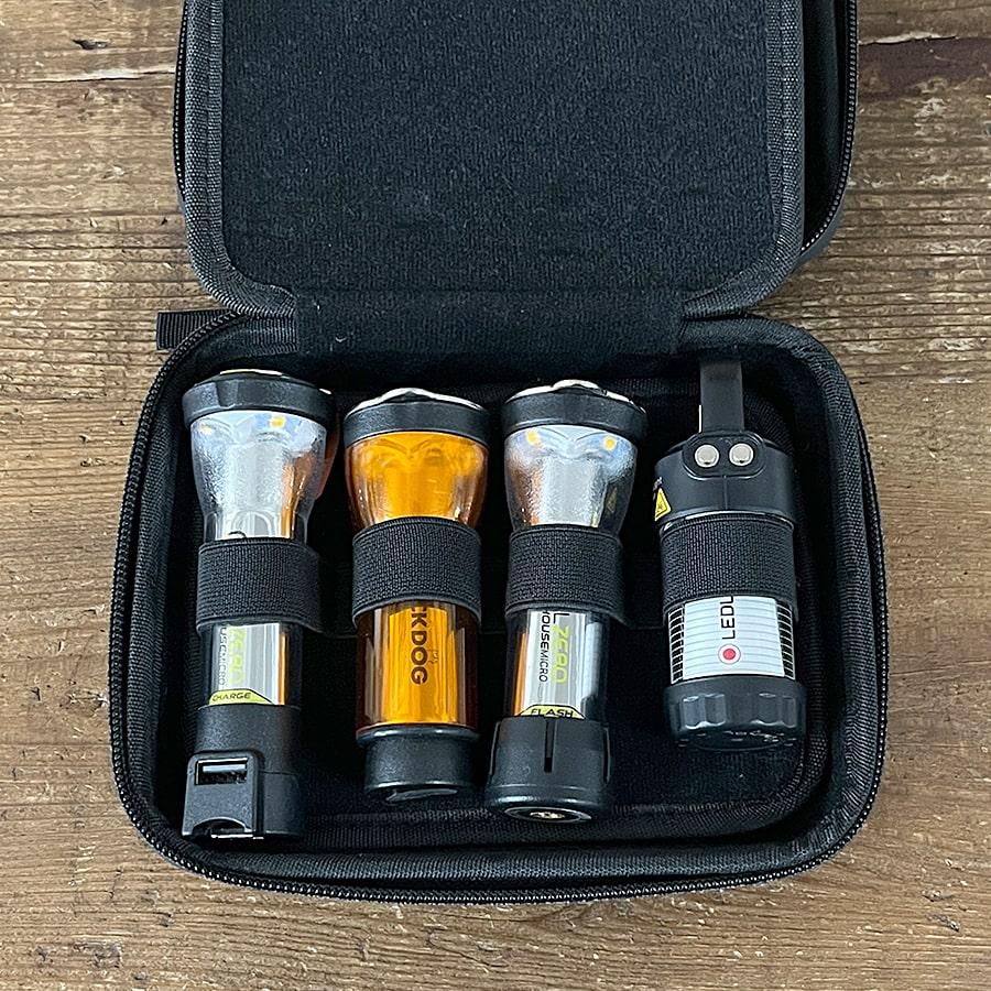 コンパクトランタンケース ゴールゼロケース レッドレンザーケース