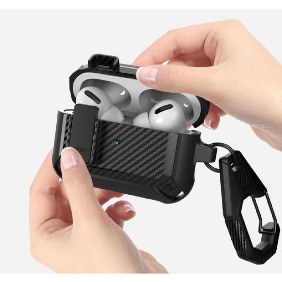 AirPods Pro ケース 鍵付き ロック機能 耐衝撃ケース : カイメッド