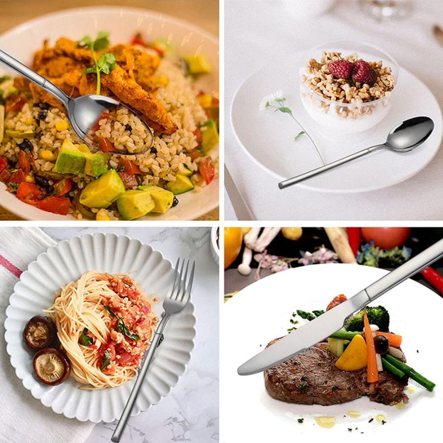 24本セット 6人用 カトラリーセット スプーン フォーク ナイフ