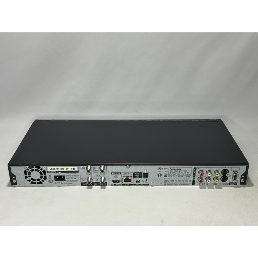 パナソニック 500GB 2チューナー ブルーレイレコーダー ブラック DIGA