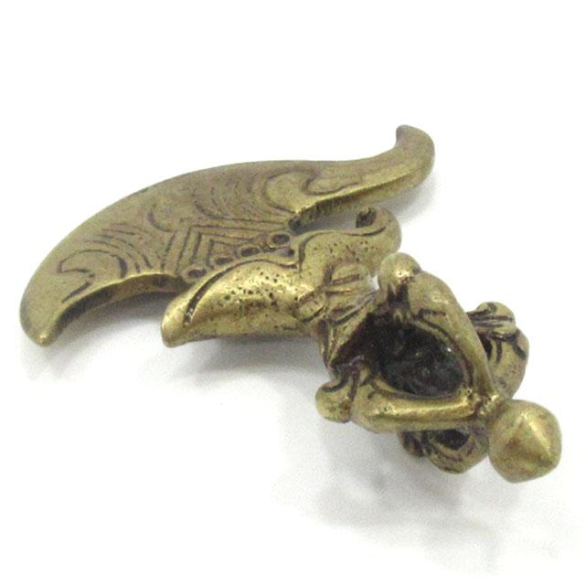 密教法具 カルタリ 真鍮製 Sサイズ 曲刀 五鈷杵 金剛斧 宝斧 金剛杵