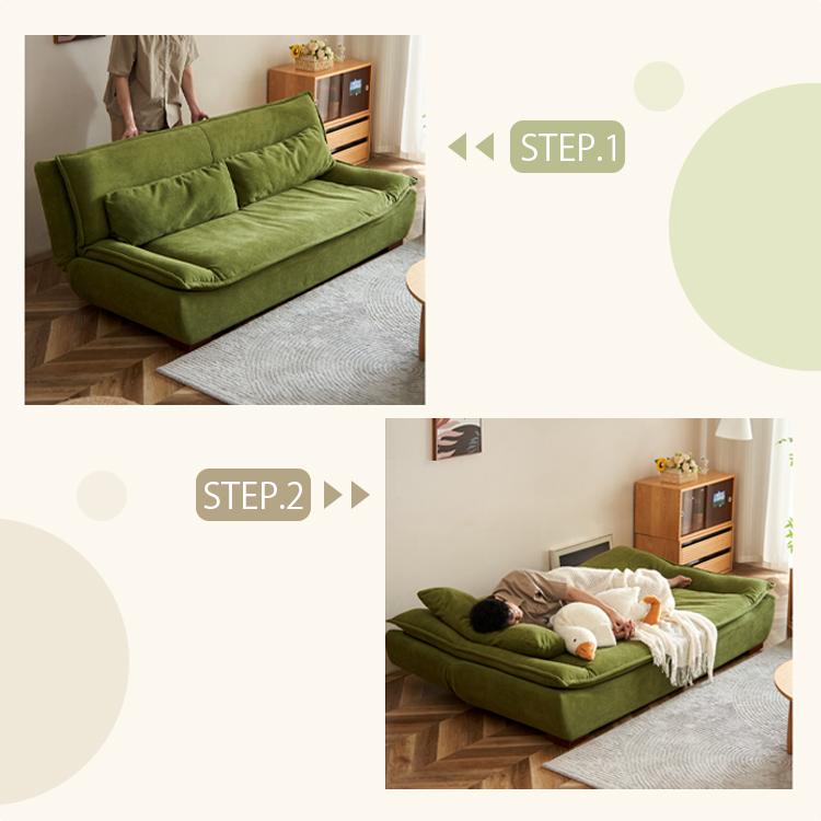 ソファベッド 2WAY ソファー ソファ 1-4人掛け おしゃれ 北欧