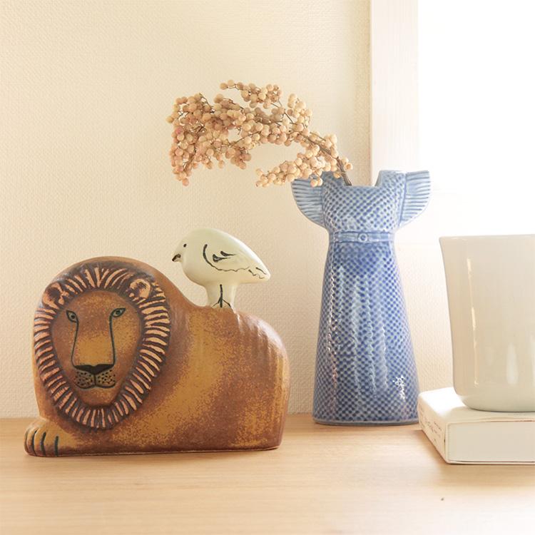 Lisa Larson（リサラーソン） LisaLarson LION WITH BIRD ライオン