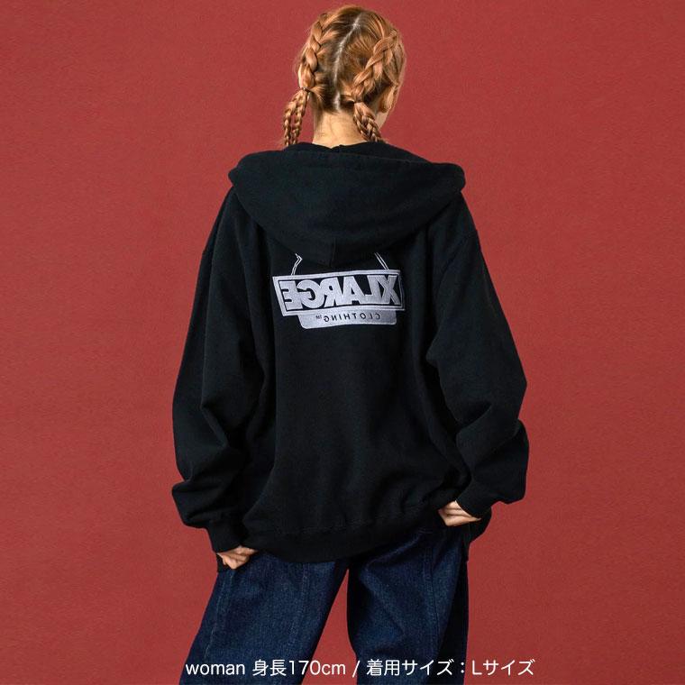 XLARGE（エクストラ ラージ） スウェット パーカー BACKSIDE OG ZIP UP