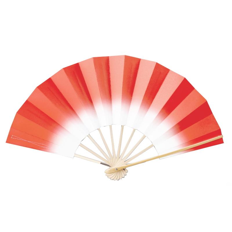 日本製 舞扇 9寸5分 9間 約29cm ダンス扇子 白竹骨 扇子 錘埋め込み